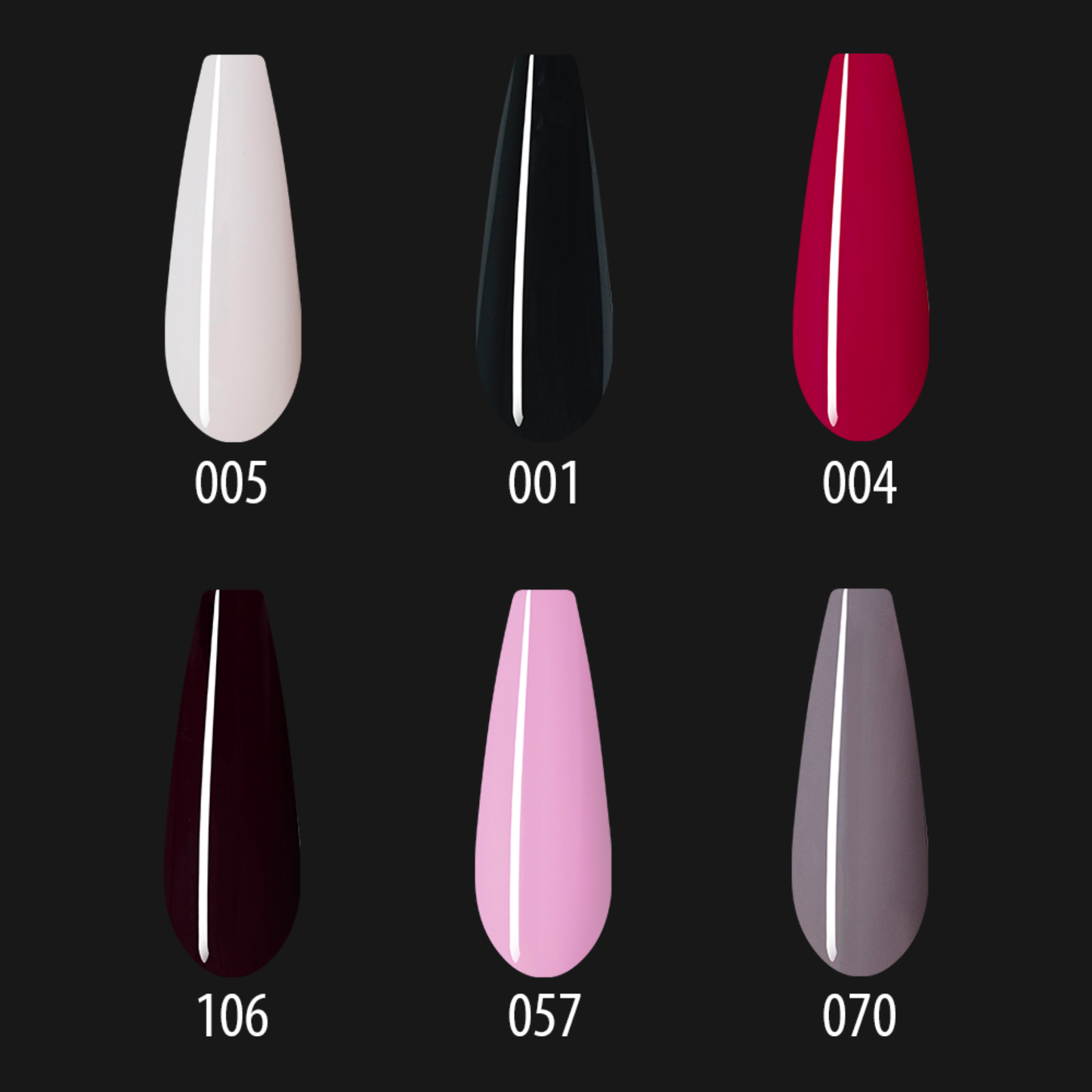 Gel Polish Set (6 pcs) Classic