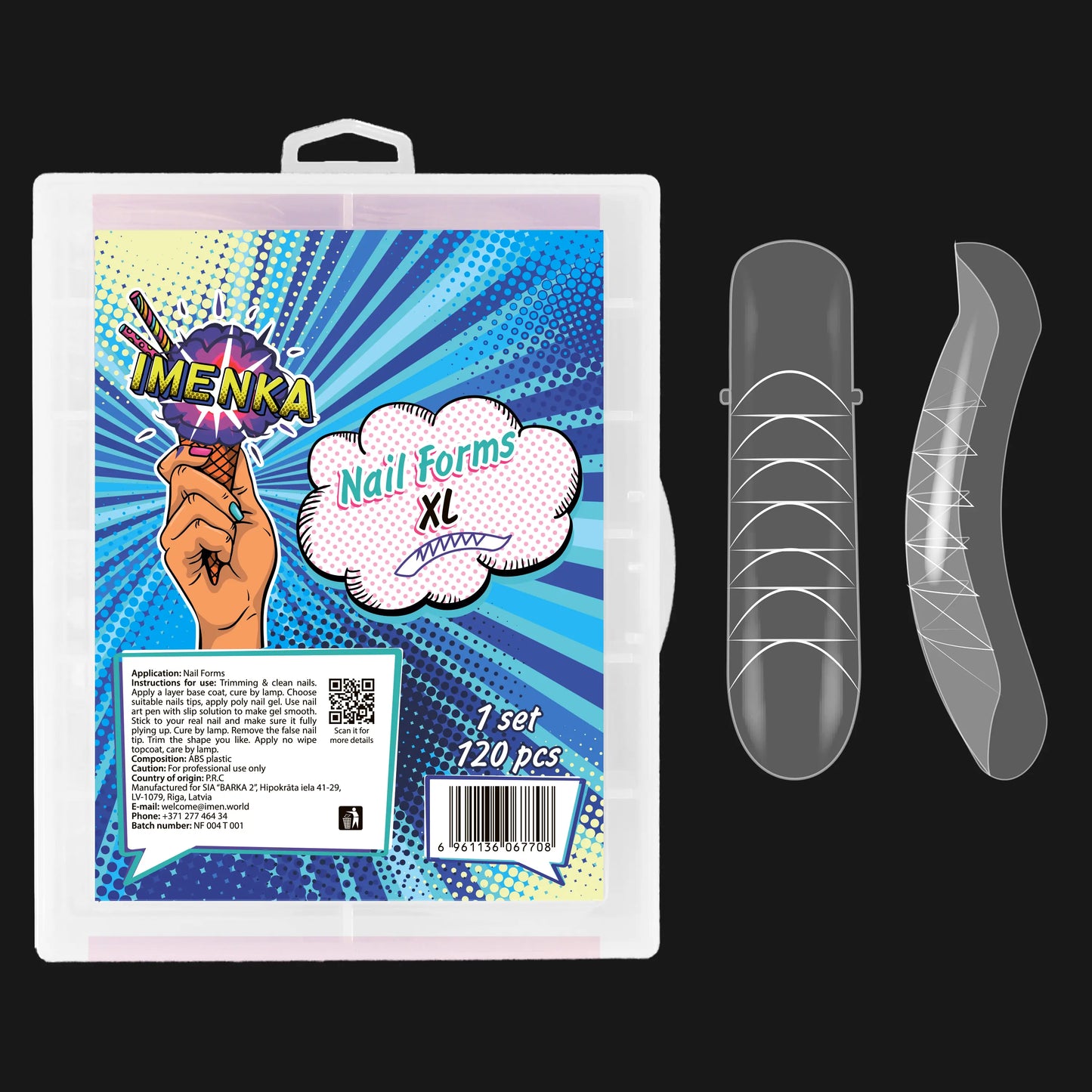 Nail Forms Imenka "XL", 120pcs