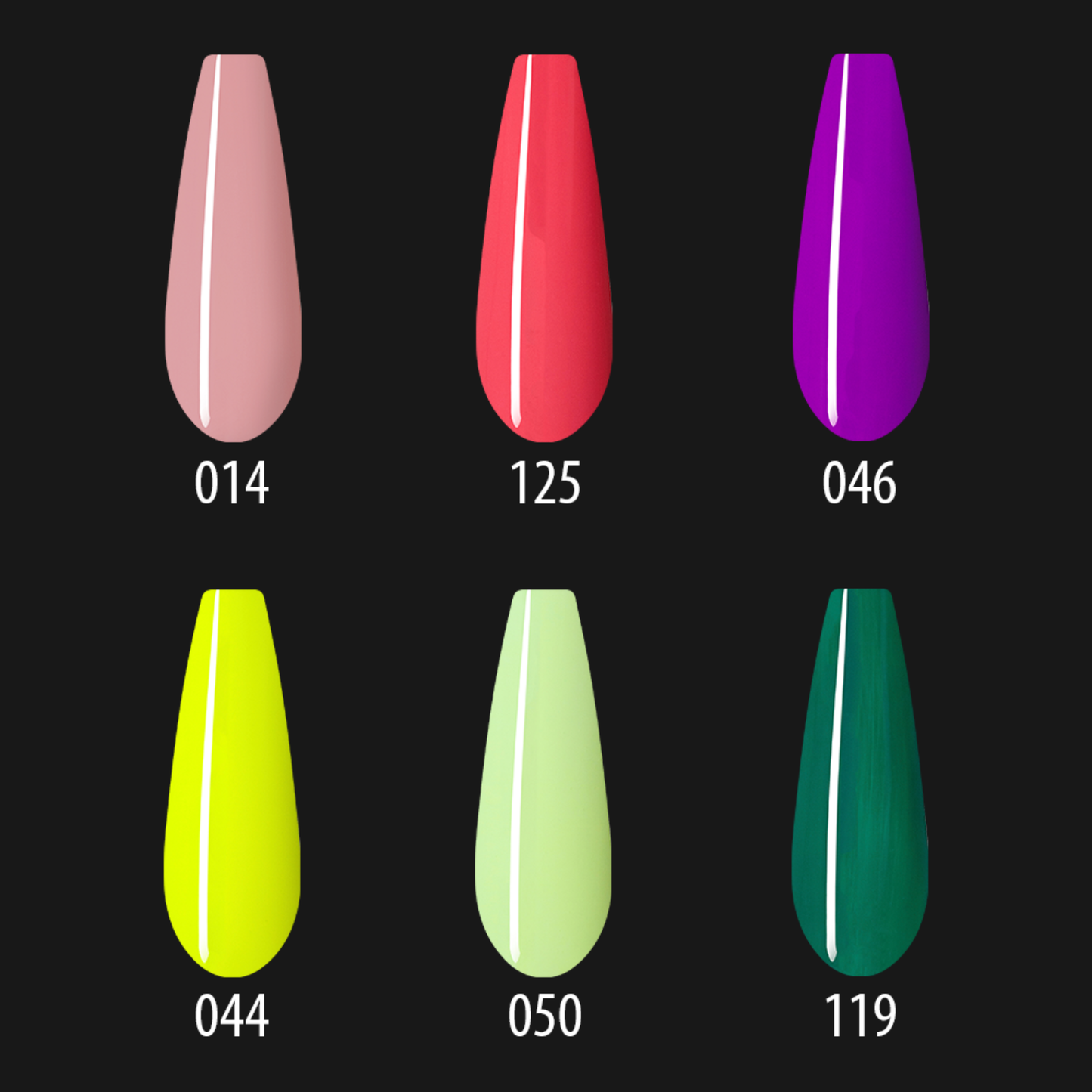 Gel Polish Set (6 pcs) Garden