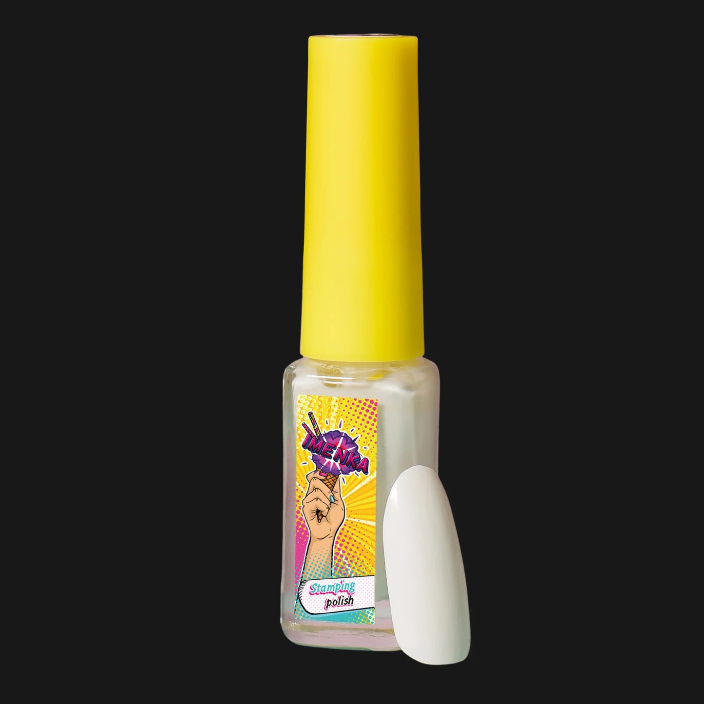 Stamping polish Imenka 001 White, 6ml