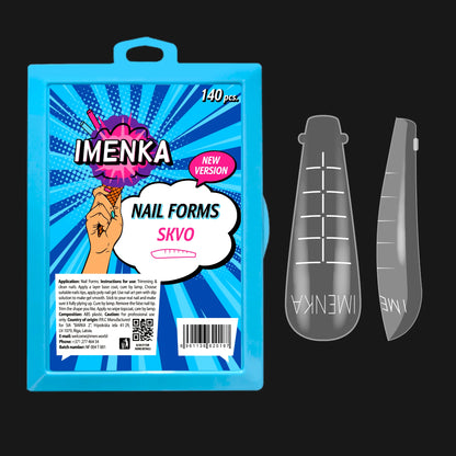 Nail Forms Imenka "SKVO" Version 2, 140pcs