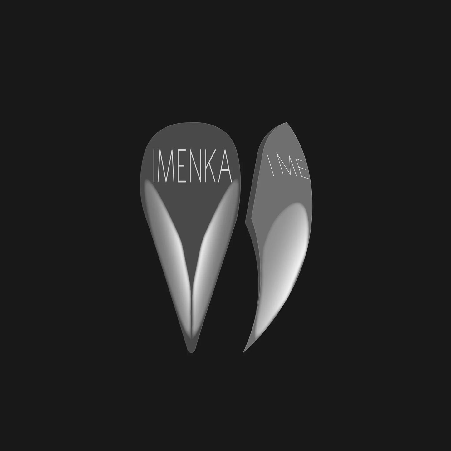 Moldes para uñas Imenka "Garra de fénix", 180 piezas